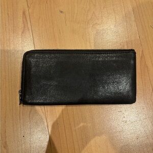 RUDSAK Black Leather Wallet